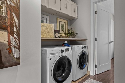 4-630 3Rd Street, Canmore, AB - Indoor Photo Showing Laundry Room