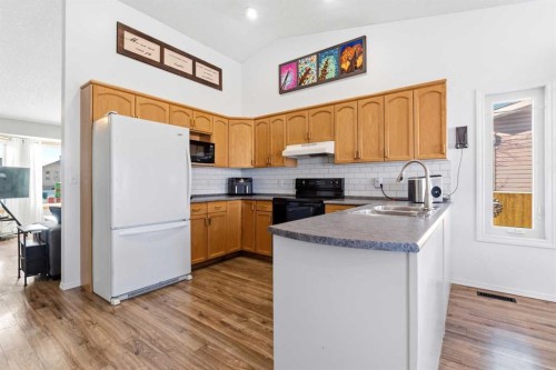 3849 55 Avenue, Whitecourt, AB - Indoor Photo Showing Kitchen With Double Sink