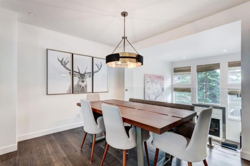 18-242 Benchlands Terrace, Canmore, AB - Indoor Photo Showing Dining Room