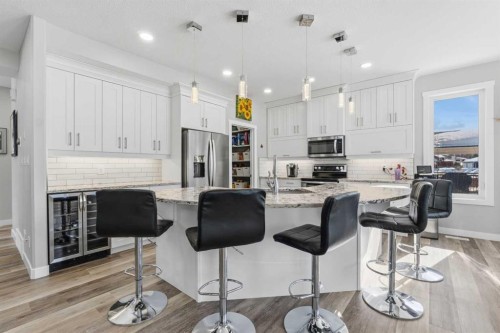 60 Pritchard Drive, Whitecourt, AB - Indoor Photo Showing Kitchen With Upgraded Kitchen