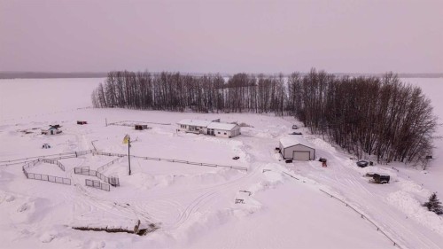 74120 100 Range Road, Kinuso, AB - Outdoor With Body Of Water With View