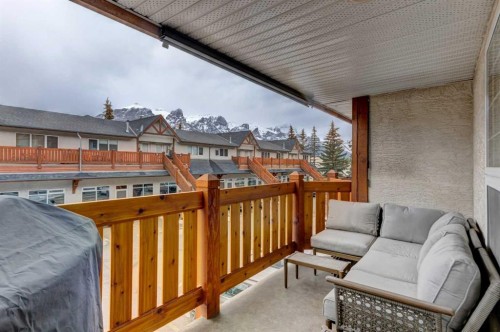 210-112 Kananaskis Way, Canmore, AB - Outdoor With Balcony With Deck Patio Veranda With Exterior