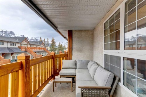 210-112 Kananaskis Way, Canmore, AB - Outdoor With Deck Patio Veranda With Exterior