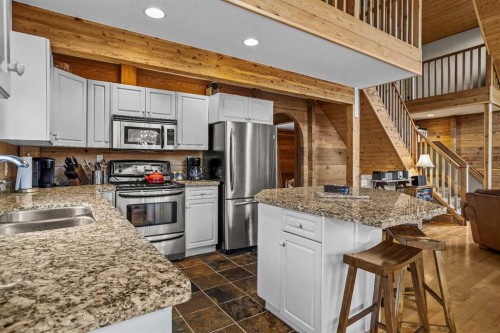 181 Carey, Canmore, AB - Indoor Photo Showing Kitchen With Stainless Steel Kitchen With Double Sink With Upgraded Kitchen