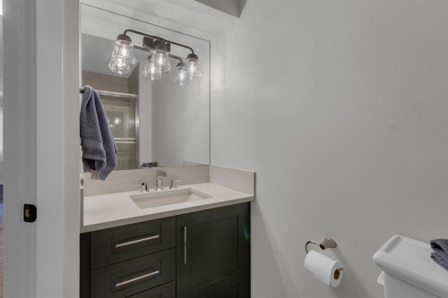 2-729 7Th, Canmore, AB - Indoor Photo Showing Bathroom