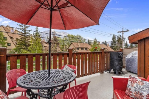 B-243 Three Sisters Drive, Canmore, AB - Outdoor With Deck Patio Veranda With Exterior