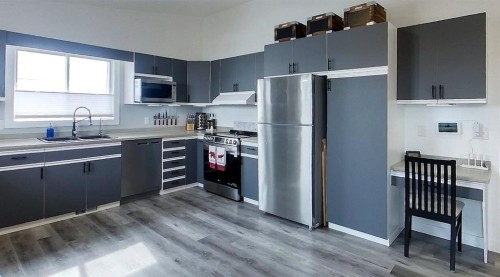 5906 12 Avenue, Edson, AB - Indoor Photo Showing Kitchen With Double Sink