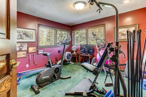 5 Cascade Court, Banff, AB - Indoor Photo Showing Gym Room