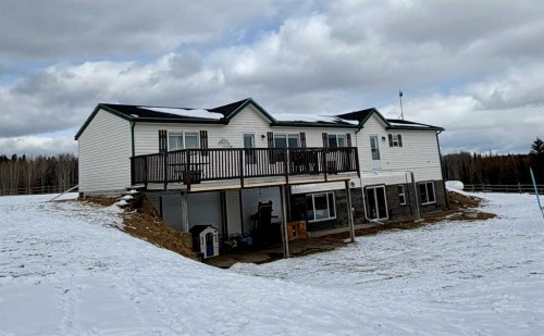 55111 Range Road 160A, Edson, AB - Outdoor With Deck Patio Veranda With Exterior