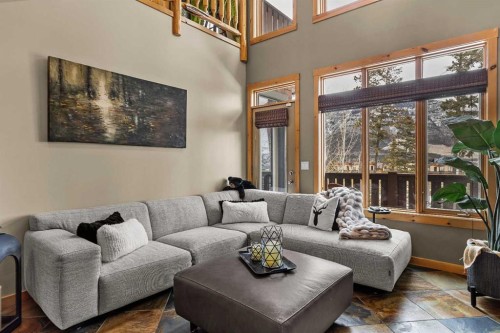150 Hubman Landing, Canmore, AB - Indoor Photo Showing Living Room