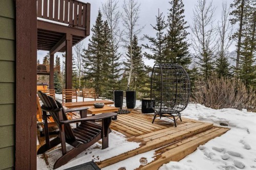 150 Hubman Landing, Canmore, AB - Outdoor With Deck Patio Veranda