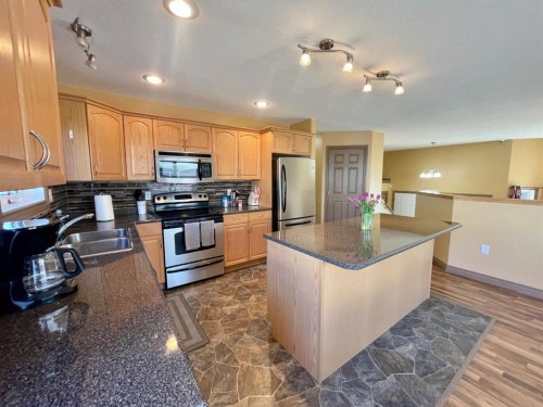 4108 16 Avenue, Edson, AB - Indoor Photo Showing Kitchen With Stainless Steel Kitchen With Double Sink
