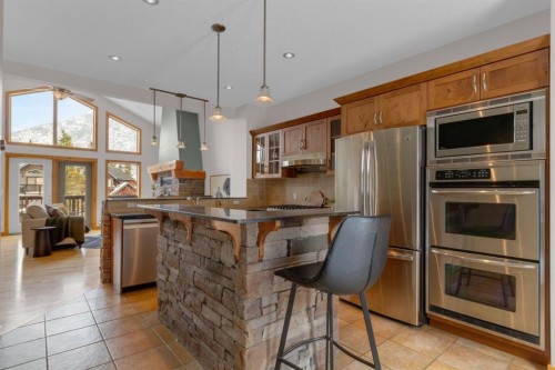 330 Casale Place, Canmore, AB - Indoor Photo Showing Kitchen With Stainless Steel Kitchen With Upgraded Kitchen