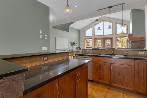 330 Casale Place, Canmore, AB - Indoor Photo Showing Kitchen With Double Sink