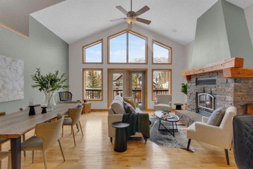 330 Casale Place, Canmore, AB - Indoor With Fireplace