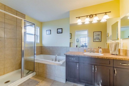 142 West Pointe Circle, Cochrane, AB - Indoor Photo Showing Bathroom