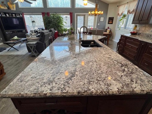 222041 Township 650 Road, Athabasca, AB - Indoor Photo Showing Kitchen With Double Sink