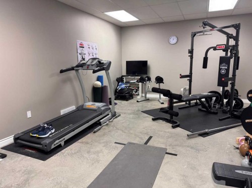 222041 Township 650 Road, Athabasca, AB - Indoor Photo Showing Gym Room