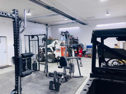 56120 Range Road 93, Mayerthorpe, AB - Indoor Photo Showing Gym Room