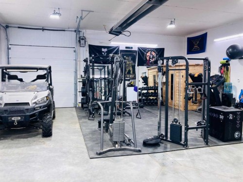 56120 Range Road 93, Mayerthorpe, AB - Indoor Photo Showing Garage