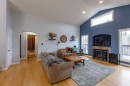 165 Muldoon Crescent, Hinton, AB  - Indoor Photo Showing Living Room With Fireplace 
