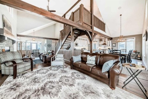 21 Marina View Close, Rochon Sands, AB - Indoor Photo Showing Living Room