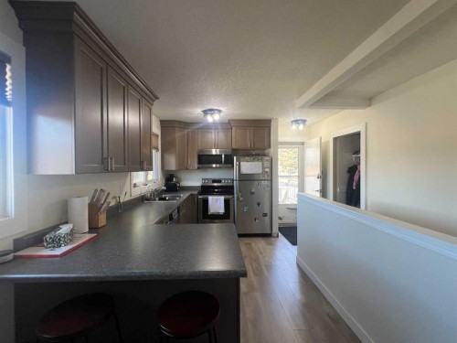 4830 16 Avenue, Edson, AB - Indoor Photo Showing Kitchen With Double Sink
