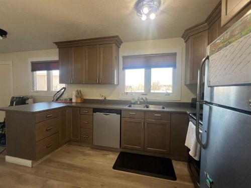 4830 16 Avenue, Edson, AB - Indoor Photo Showing Kitchen With Stainless Steel Kitchen With Double Sink