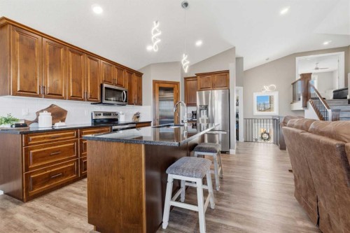 3 Rockhaven Way, Whitecourt, AB - Indoor Photo Showing Kitchen With Double Sink