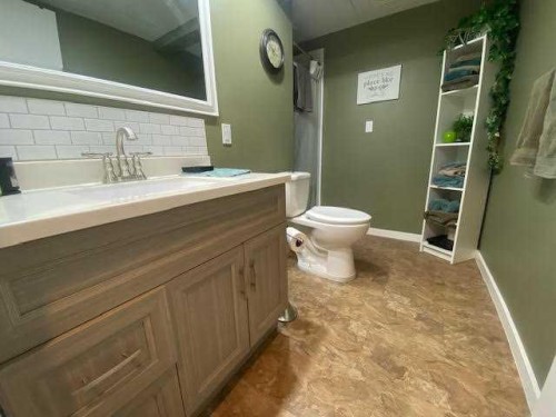 201 Hansen Drive, Hinton, AB - Indoor Photo Showing Bathroom
