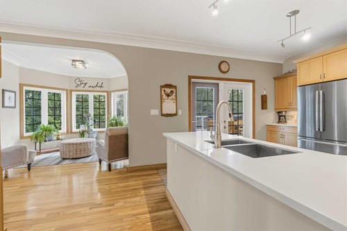322 4 Street, Rural Woodlands County, AB - Indoor Photo Showing Kitchen With Double Sink