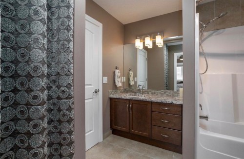 # 219 162 Peace River Avenue, Joussard, AB - Indoor Photo Showing Bathroom