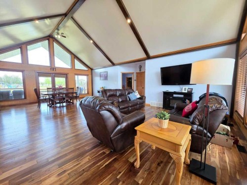 812 9 Street Se, Slave Lake, AB - Indoor Photo Showing Living Room With Fireplace