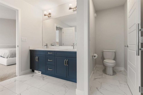6003 Edmonds Place Nw, Edmonton, AB - Indoor Photo Showing Bathroom