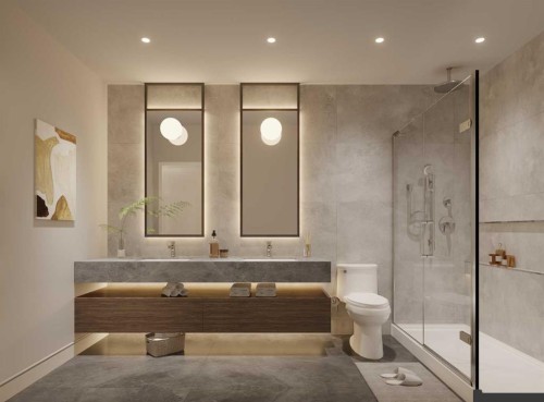 320-1724 Bow Valley Trail, Canmore, AB - Indoor Photo Showing Bathroom