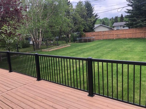 132 Lodgepole Drive, Hinton, AB - Outdoor With Deck Patio Veranda With Backyard
