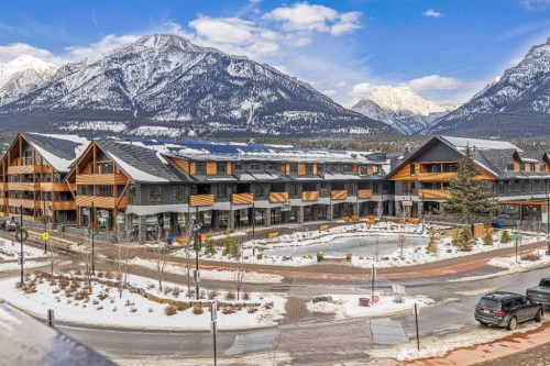 302-1105 Spring Creek Drive, Canmore, AB - Outdoor With View
