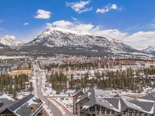 302-1105 Spring Creek Drive, Canmore, AB - Outdoor With View