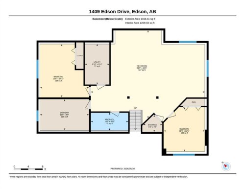 1409 Edson Drive, Edson, AB 