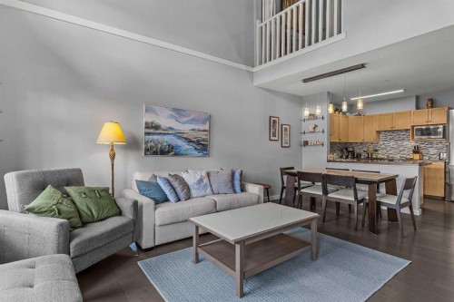 321-107 Montane Road, Canmore, AB - Indoor Photo Showing Living Room