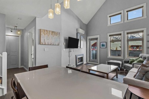 321-107 Montane Road, Canmore, AB - Indoor With Fireplace
