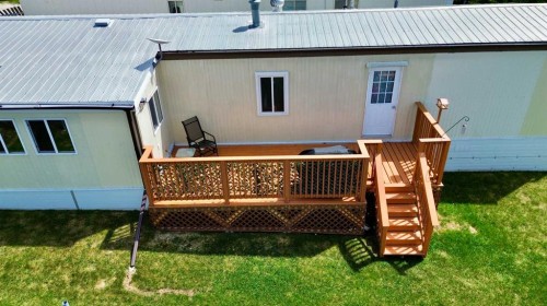 19 Sunset Crescent, Swan Hills, AB - Outdoor With Deck Patio Veranda With Exterior