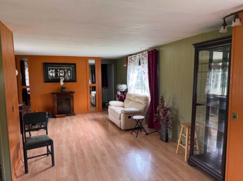 681046 Range 193 Road, Athabasca, AB - Indoor With Fireplace