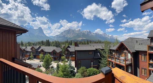 407-707 Spring Creek Drive, Canmore, AB - Outdoor With Balcony