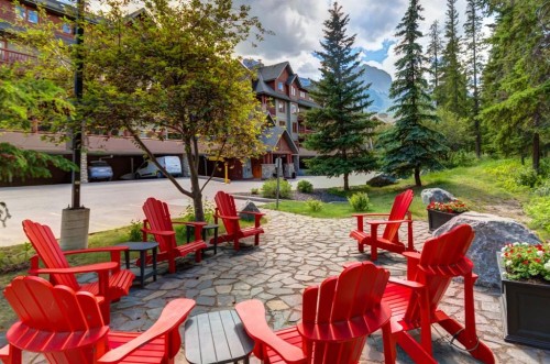 111-170 Crossbow Place, Canmore, AB - Outdoor With Deck Patio Veranda