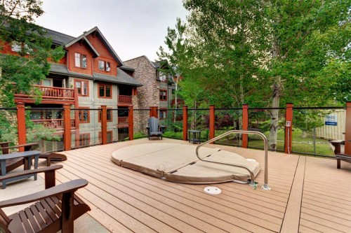 111-170 Crossbow Place, Canmore, AB - Outdoor With Deck Patio Veranda