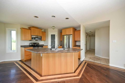 61016 Range Road 222, Rural Thorhild County, AB - Indoor Photo Showing Kitchen With Double Sink