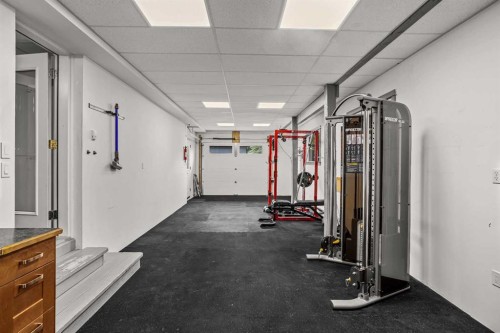 610 Larch Place, Canmore, AB - Indoor Photo Showing Gym Room