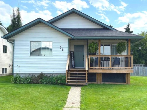 26 Olson Crescent, Whitecourt, AB - Outdoor With Deck Patio Veranda