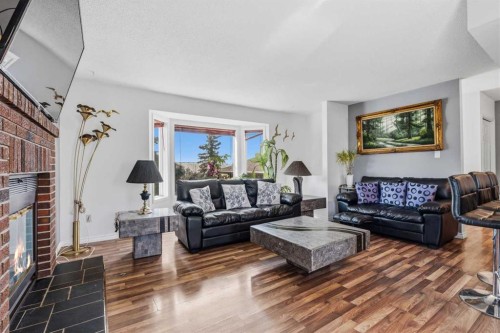 22 Hillside Avenue, Swan Hills, AB - Indoor Photo Showing Living Room With Fireplace